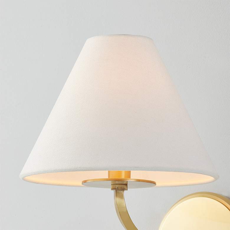 Image 3 Hudson Valley Stacey 8.25" Wide Aged Brass 1 Light Wall Sconce more views