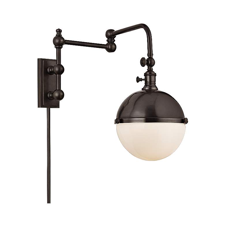 Image 1 Hudson Valley Stanley Old Bronze 17 1/2" High Wall Lamp