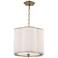 Hudson Valley Sweeny 15" Wide Aged Brass Pendant Light