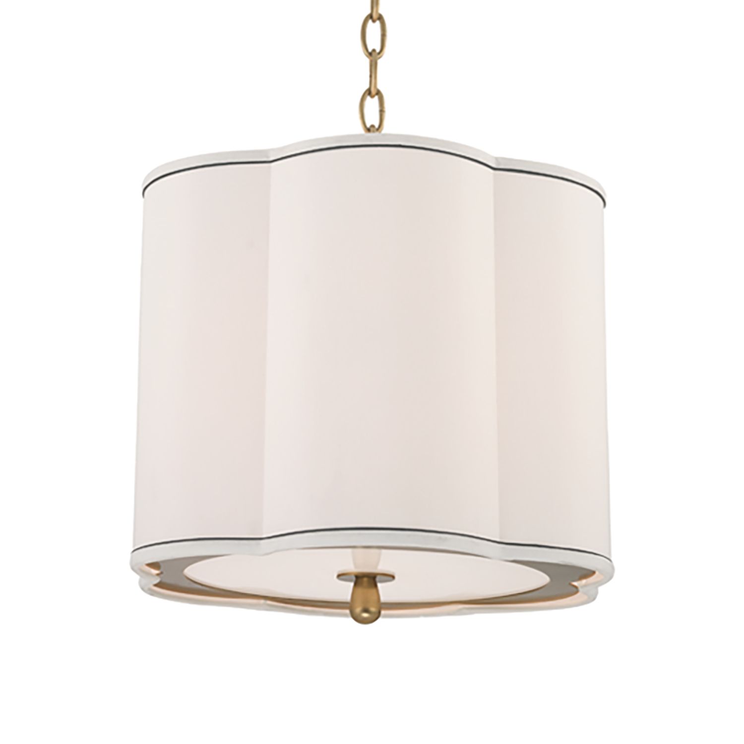 Image 2 Hudson Valley Sweeny 15" Wide Aged Brass Pendant Light more views