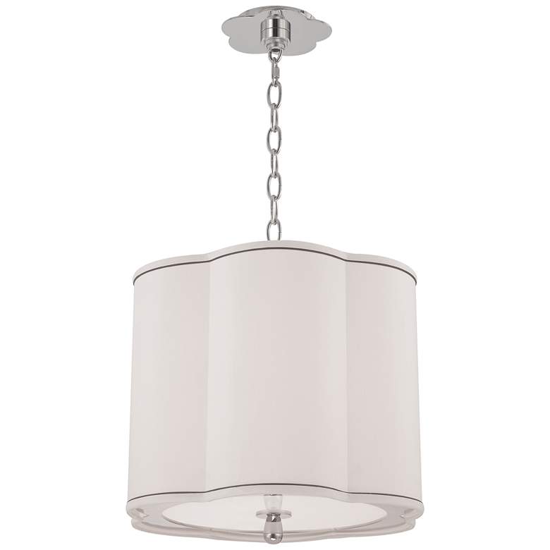 Image 1 Hudson Valley Sweeny 15" Wide Polished Nickel 3 Light Pendant
