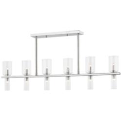 Hudson Valley Tabitha 41 3/4" Polished Nickel 12-Light Island Pendant