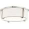 Hudson Valley Talon 15 1/2"W Polished Nickel Ceiling Light