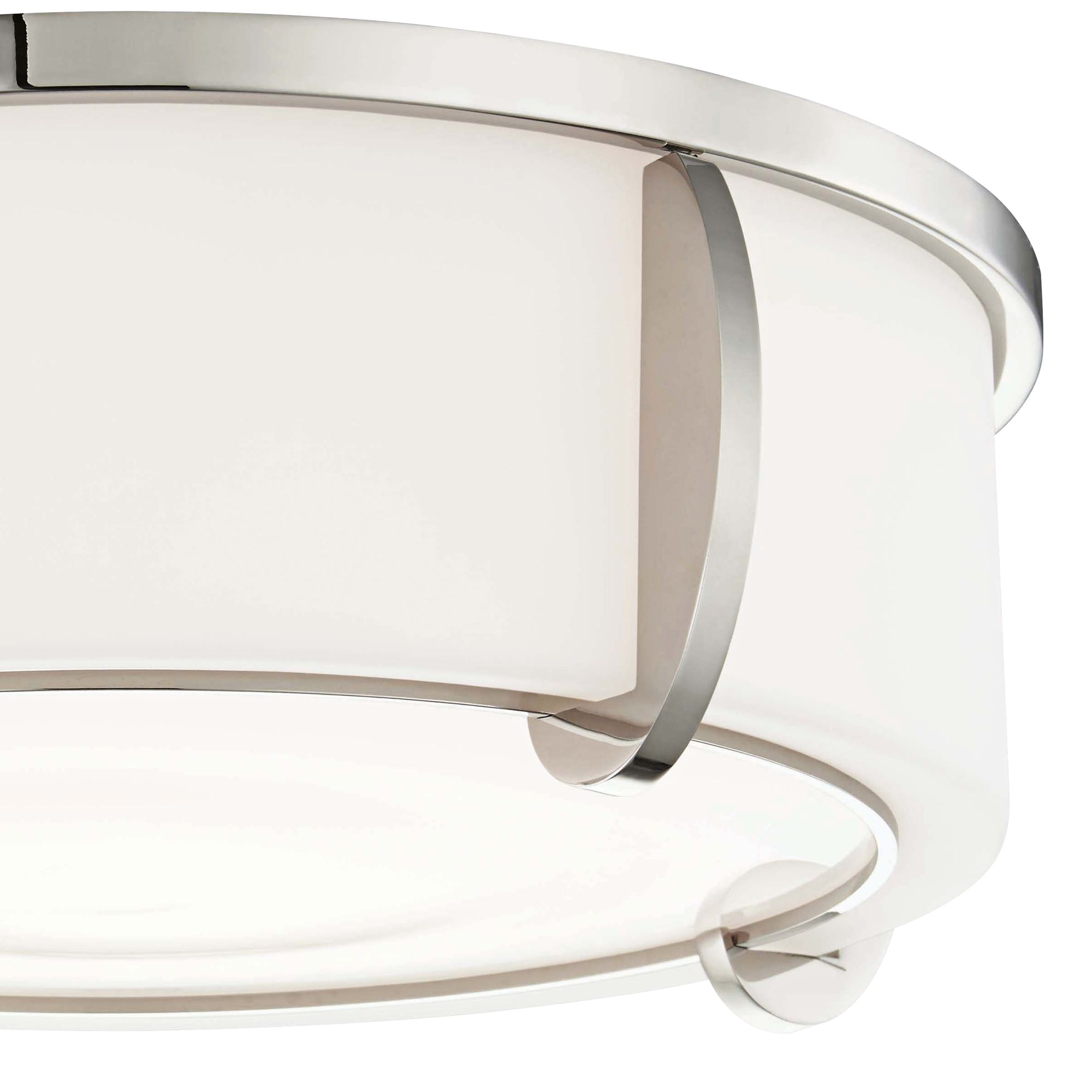 Image 3 Hudson Valley Talon 15 1/2"W Polished Nickel Ceiling Light more views