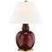 Hudson Valley Tang Imperial Ox Blood Red Table Lamp