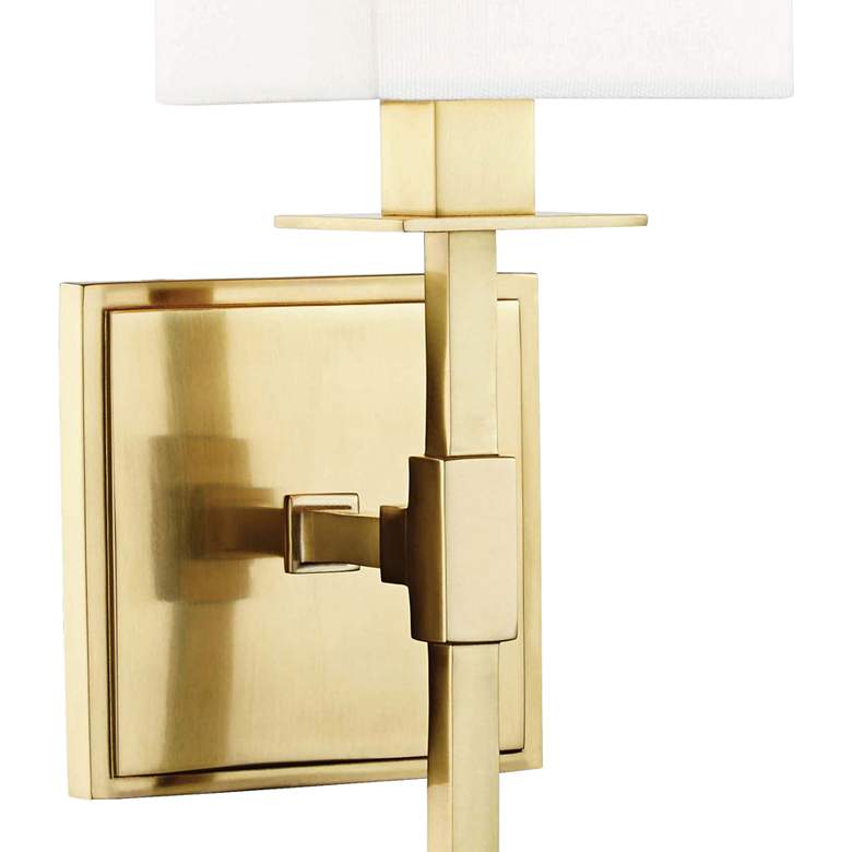 Image 3 Hudson Valley Taunton 17" High Aged Brass Wall Sconce more views