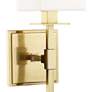 Hudson Valley Taunton 17" High Aged Brass Wall Sconce
