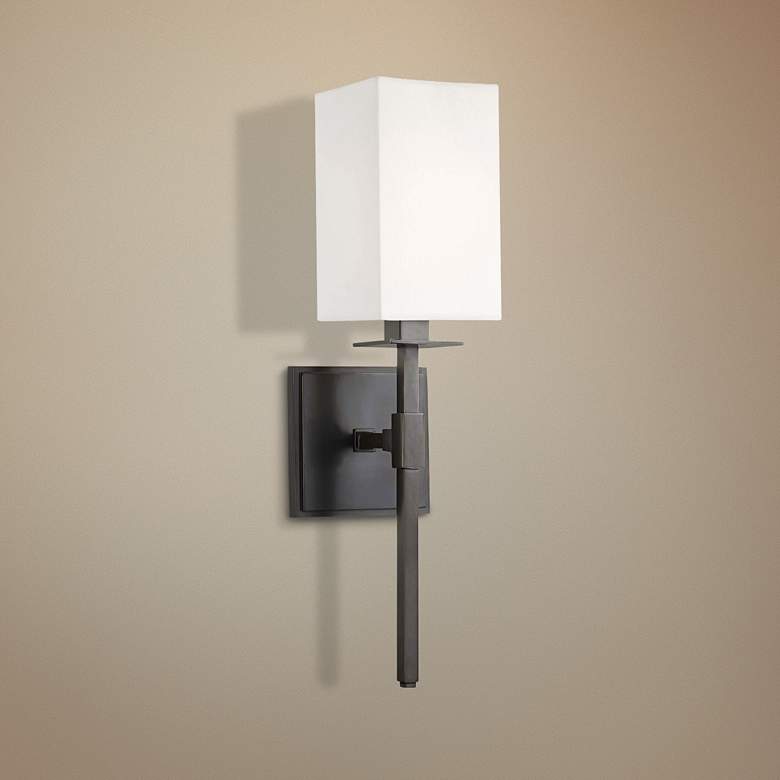 Image 1 Hudson Valley Taunton 17" High Old Bronze Wall Sconce