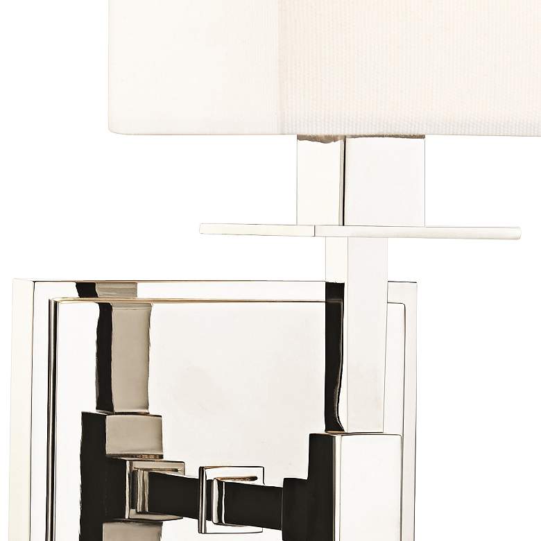 Image 2 Hudson Valley Taunton 17 inch High Polished Nickel Wall Sconce more views