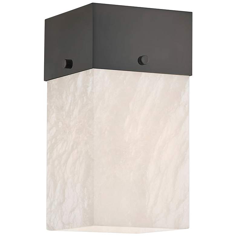 Image 1 Hudson Valley Times Square 11 1/2 inchH Black Nickel Wall Sconce