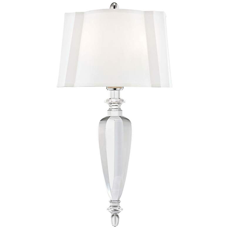Image 1 Hudson Valley Tipton 23 3/4"H Polished Nickel Wall Sconce