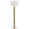 Hudson Valley Tompkins Aged Brass Floor Lamp