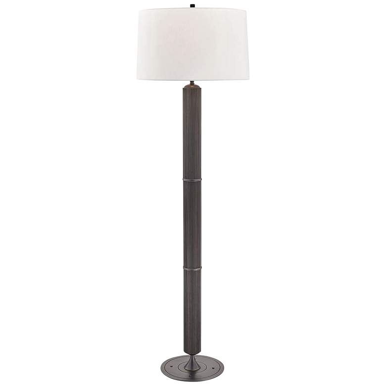 Image 1 Hudson Valley Tompkins Old Bronze Floor Lamp
