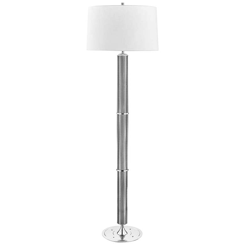 Image 1 Hudson Valley Tompkins Polished Nickel Floor Lamp