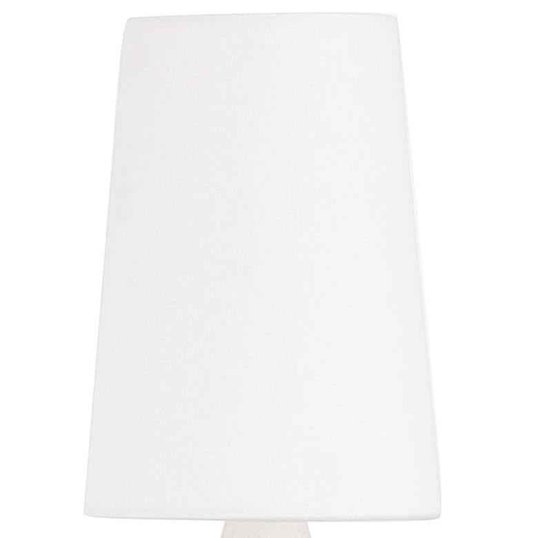 Image 2 Hudson Valley Torch 15 1/2" High White Plaster Wall Sconce more views