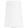 Hudson Valley Torch 15 1/2" High White Plaster Wall Sconce