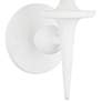 Hudson Valley Torch 15 1/2" High White Plaster Wall Sconce