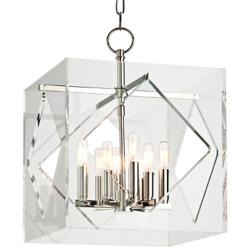 Hudson Valley Travis 16&quot; Wide Polished Nickel Pendant