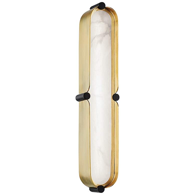 Image 1 Hudson Valley Tribeca 16" Wide Aged Brass Bath Light