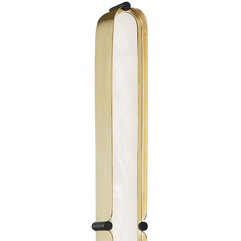 Image 2 Hudson Valley Tribeca 3 30 1/2" Wide Aged Brass Bath Light more views