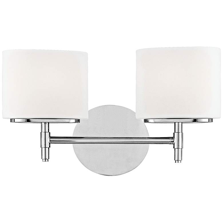 Image 2 Hudson Valley Trinity 2-Light 13 3/4 inchW Chrome Bath Light