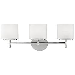 Hudson Valley Trinity 3-Light 22 1/4"W Nickel Bath Light