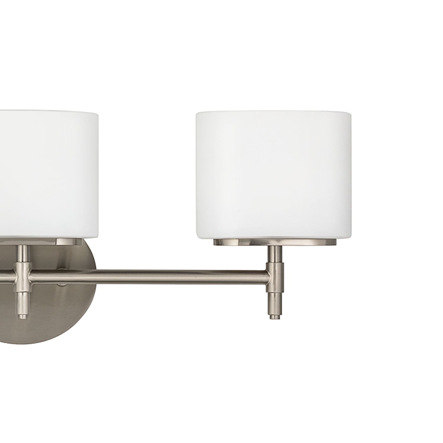 Thumbnail2 of Hudson Valley Trinity 3-Light 22 1/4"W Nickel Bath Light more views