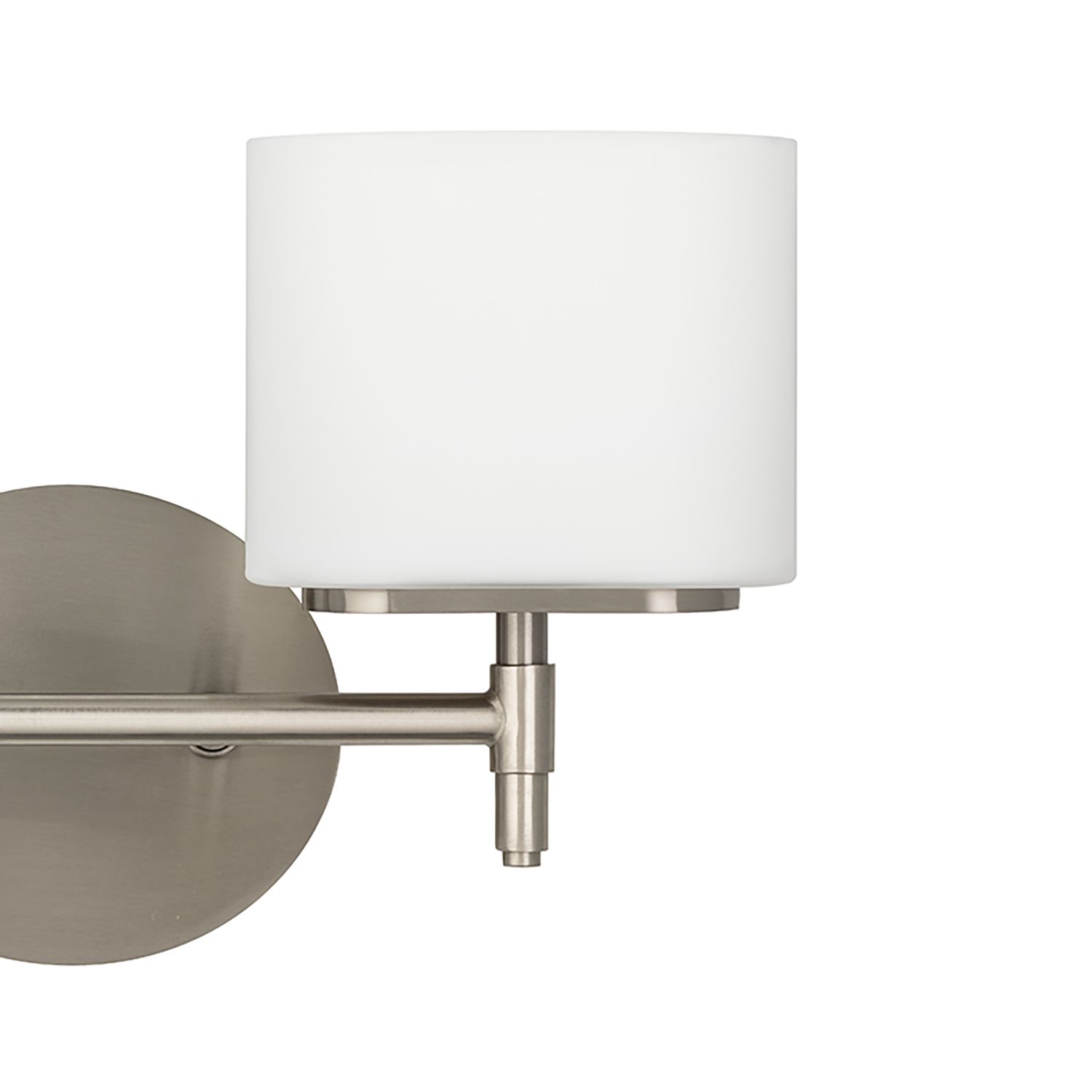 Thumbnail2 of Hudson Valley Trinity 8"H Satin Nickel 2-Light Wall Sconce more views