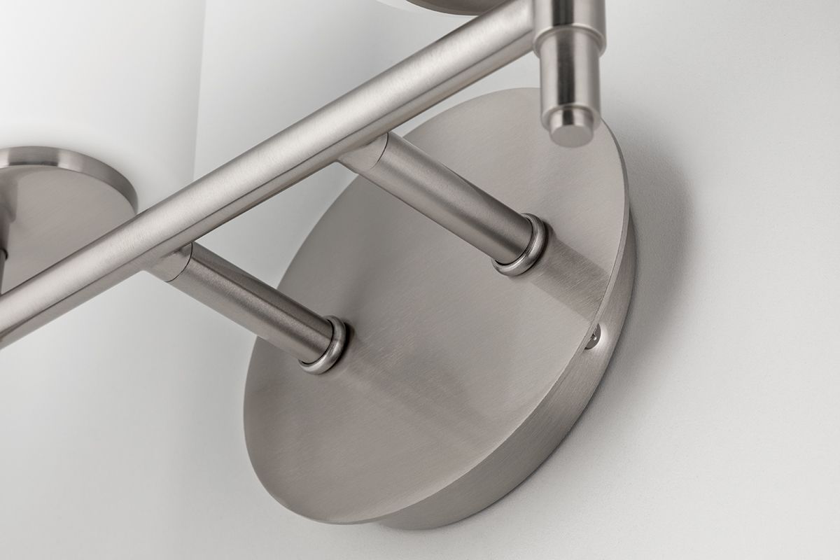 Thumbnail4 of Hudson Valley Trinity 8"H Satin Nickel 2-Light Wall Sconce more views