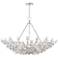 Hudson Valley Tulip 39 1/2" Wide 12-Light Silver Leaf Chandelier
