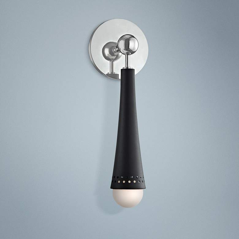 Image 1 Hudson Valley Tupelo 14"H Polished Nickel LED Wall Sconce