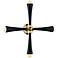 Hudson Valley Tupelo 3 3/4"H Aged Brass 4-LED Ceiling Light