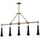 Hudson Valley Tupelo 42 1/4" Wide Brass Kitchen Island Light Pendant