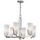 Hudson Valley Upton 26" Wide 6-Light Chrome Chandelier