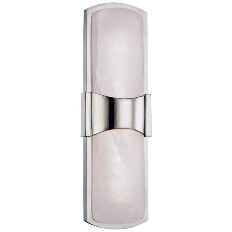 Image 2 Hudson Valley Valencia 15"H Polished Nickel LED Wall Sconce