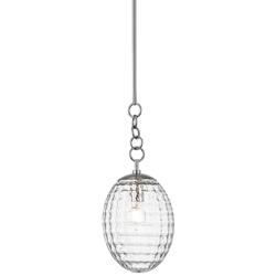 Hudson Valley Venice 8 1/2"W Polished Nickel Mini Pendant