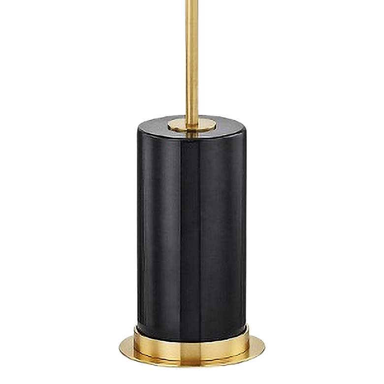 Image 3 Hudson Valley Vesper 67 inch Black Marble Aged Brass 2-Light Floor Lamp more views