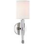 Hudson Valley Volta 15 1/4" High Polished Nickel Wall Sconce