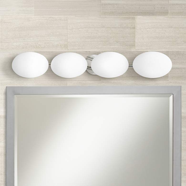 Image 1 Hudson Valley Wagner 36 3/4"W Polished Nickel LED Bath Light