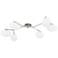 Hudson Valley Wagner 41" Polished Nickel 6-Light Modern Ceiling Light