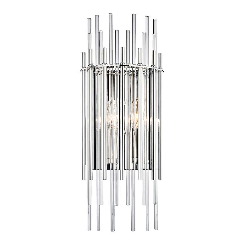 Image 2 Hudson Valley Wallis 19 3/4"H Polished Nickel Wall Sconce