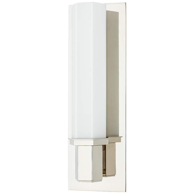 Image 1 Hudson Valley Walton 4.5" Wide Polished Nickel 1 Light Bath Bracket