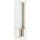 Hudson Valley Walton 4.5" Wide Polished Nickel 1 Light Bath Bracket