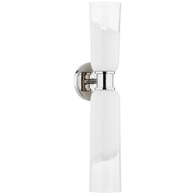 Image 1 Hudson Valley Wasson 4.75 In. Steel 2 Light Wall Sconce