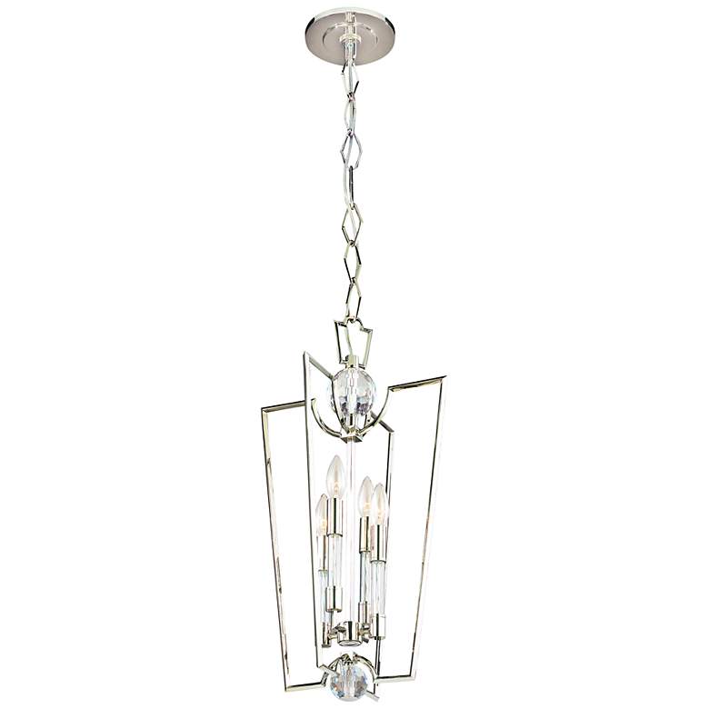 Image 2 Hudson Valley Waterloo 25 3/4" High Polished Nickel Pendant