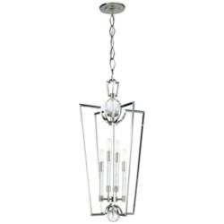 Hudson Valley Waterloo 33 1/2&quot; High Polished Nickel Pendant