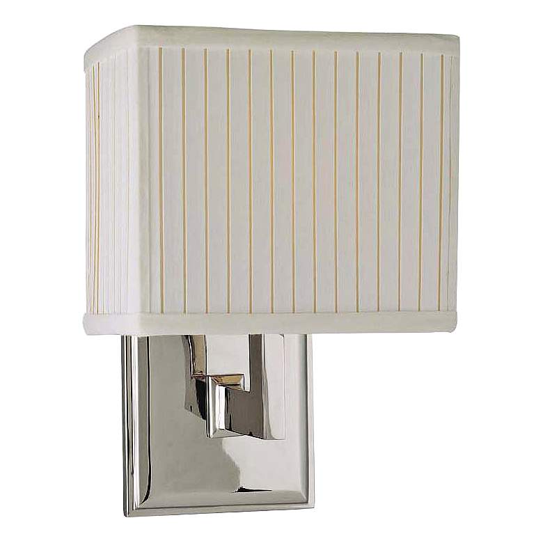 Image 1 Hudson Valley Waverly Polished Nickel Wall Sconce