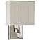 Hudson Valley Waverly Polished Nickel Wall Sconce