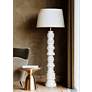 1_Hudson Valley Wayzata 24" 1 Lt. Aged Brass/ Ceramic Gloss Ivory Floor