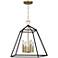 Hudson Valley Webster 19" Wide Aged Brass Pendant Light